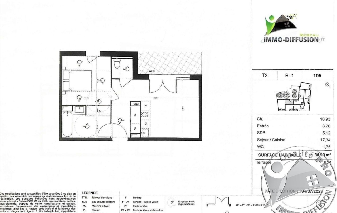 Annonces LANGUEDOC : Appartement | SAINT-JUST (34400) | 42 m2 | 195 900 € 